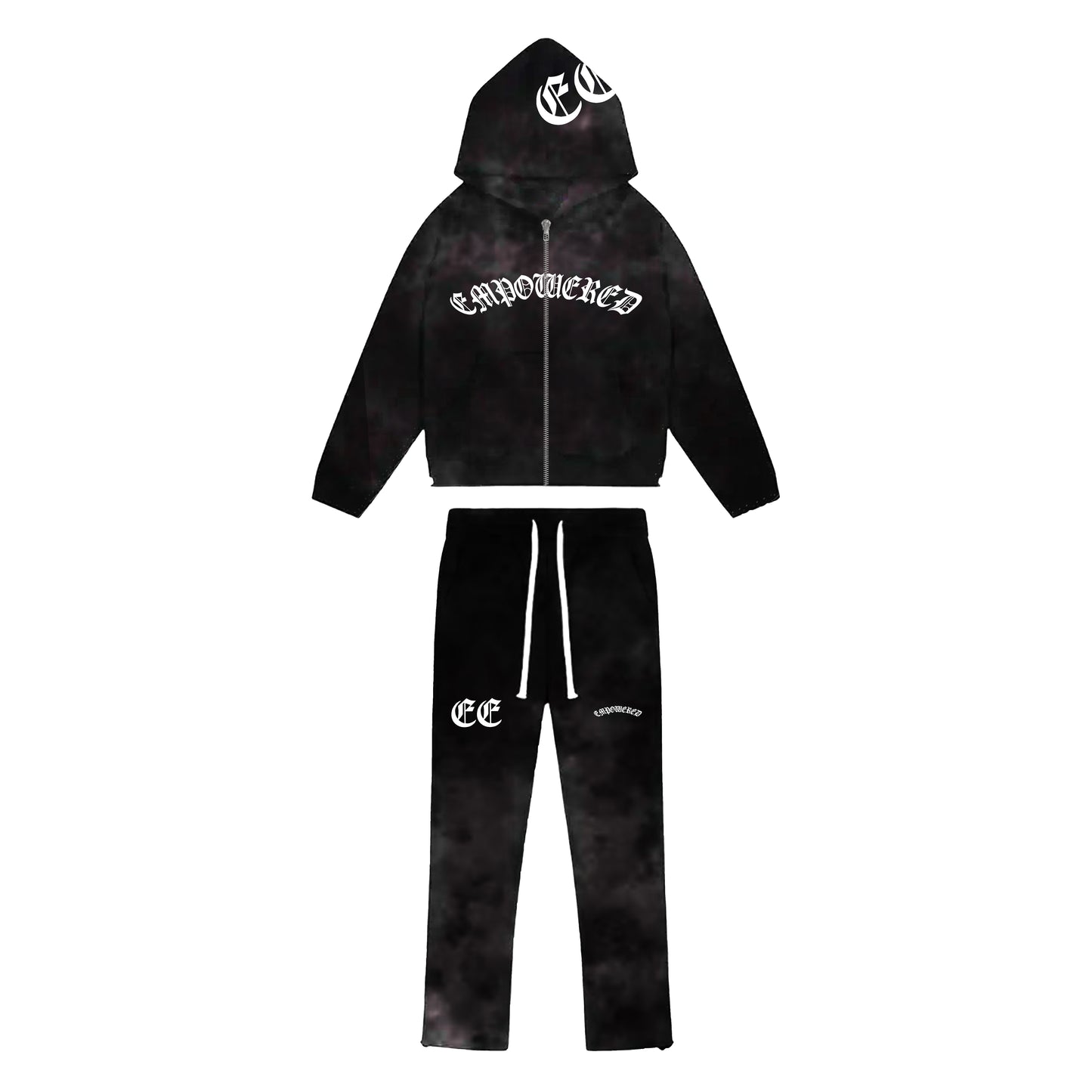 Zip up ‘Empowered’ hoodie