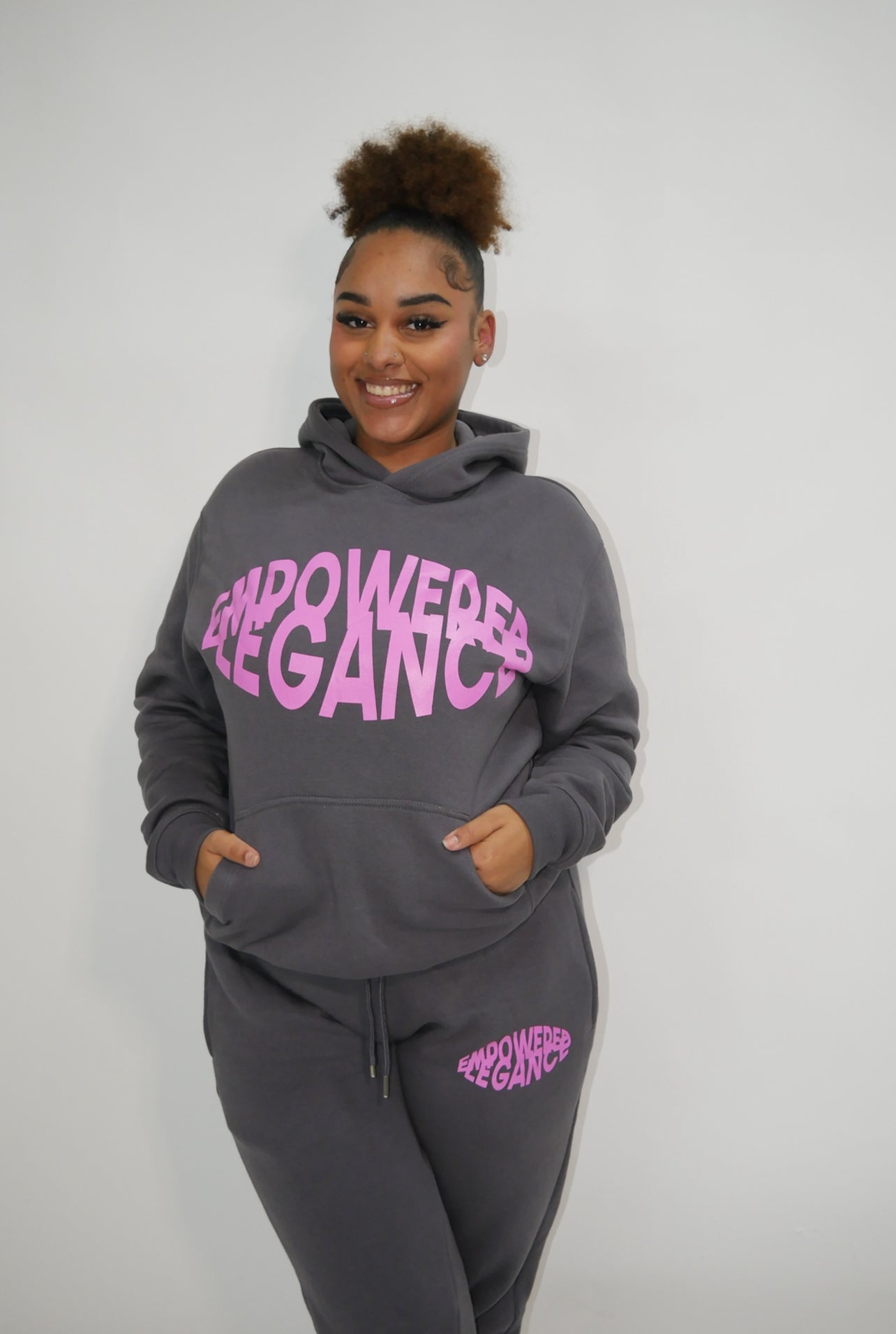 Flared Logo Tracksuit Hoodie